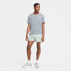 Men's Nike Dri-FIT Miler Top - Smoke Grey/Reflective Silver