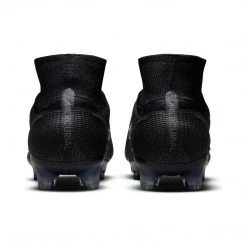 Nike Unisex Mercurial Superfly 8 Elite Firm Ground Soccer Shoe - Black/Black/Iron Grey 14 Nike Unisex Mercurial Superfly 8 Elite Firm Ground Soccer Shoe - Black/Black/Iron Grey