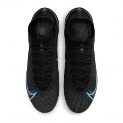 Nike Unisex Mercurial Superfly 8 Elite Firm Ground Soccer Shoe - Black/Black/Iron Grey 15 Nike Unisex Mercurial Superfly 8 Elite Firm Ground Soccer Shoe - Black/Black/Iron Grey