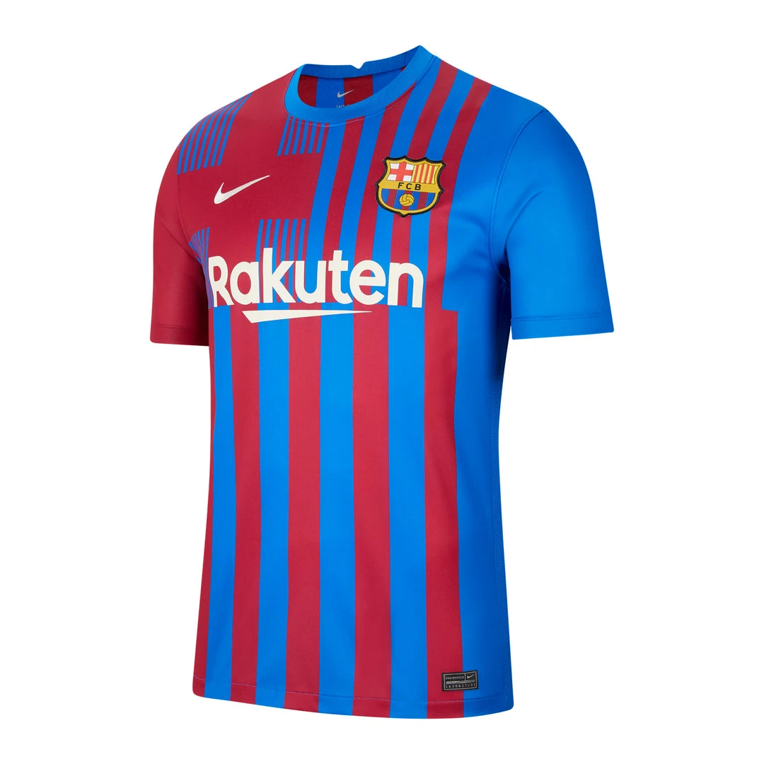 Nike FC Barcelona 2021/22 Stadium Home Jersey - Soar/Pale Ivory Sustainability 1 Nike FC Barcelona 2021/22 Stadium Home Jersey - Soar/Pale Ivory Sustainability