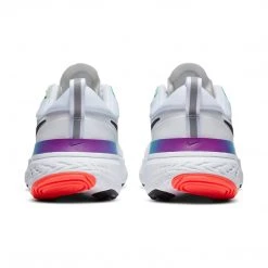 Men's Nike React Miler Running Shoe - White/Black Vapor Green/Hyper Jade - Regular (D)