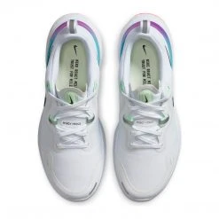 Men's Nike React Miler Running Shoe - White/Black Vapor Green/Hyper Jade - Regular (D)