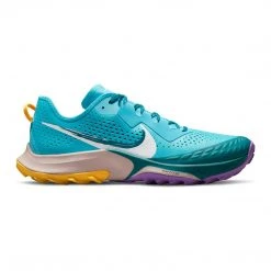 Nike Shoes Men's Zoom Terra Kiger 7 Trail Shoe - Turquoise Blue/White/Mystic Teal - Regular (D)