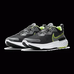 Shoes Men's Nike React Miler 2 Running Shoe - Smoke Grey/Volt/Black - Regular (D)