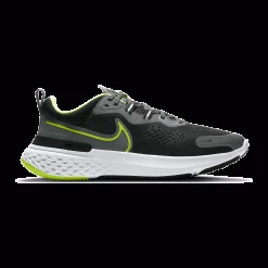 Shoes Men's Nike React Miler 2 Running Shoe - Smoke Grey/Volt/Black - Regular (D)