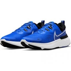 Men's Nike React Miler 2 Running Shoe - Hyper Royal/White/Black - Regular (D)