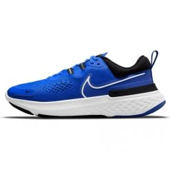 Men's Nike React Miler 2 Running Shoe - Hyper Royal/White/Black - Regular (D)