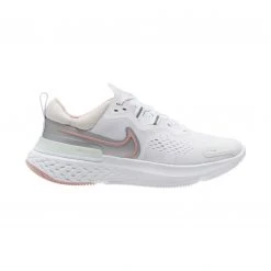 Women's Nike React Miler 2 Running Shoe - White/Pink Glaze/Lift Soft Pink - Regular (B) Shoes