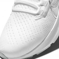 Nike Women's Air Zoom Pegasus 38 Running Shoe - White/Metallic Silver/Pure Platinum - Regular (B) 14 Nike Women's Air Zoom Pegasus 38 Running Shoe - White/Metallic Silver/Pure Platinum - Regular (B)