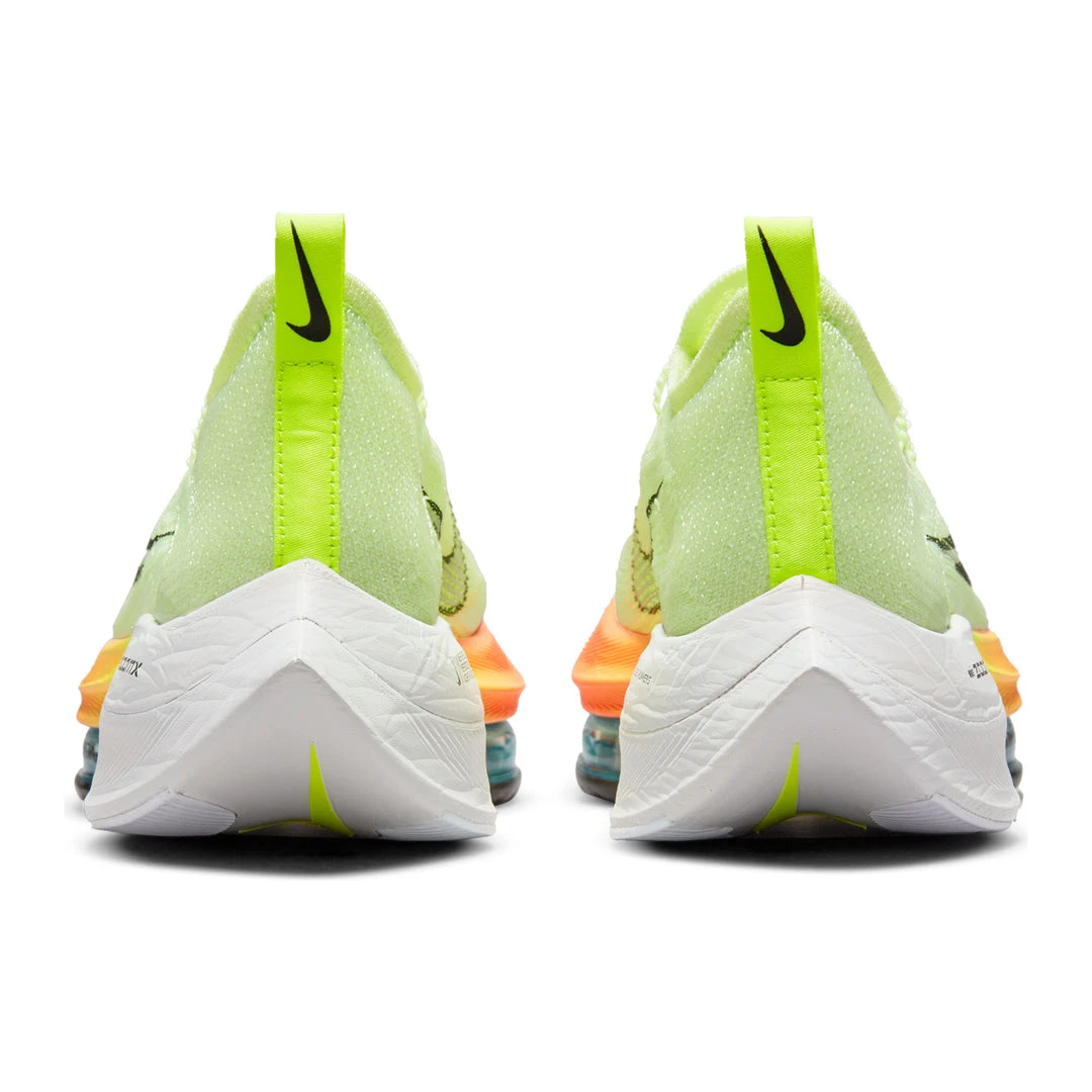 Nike Women's Air Zoom Alphafly Next% Racing Shoe - Barely Volt/Black/Hyper Orange - Regular (B) 5 Nike Women's Air Zoom Alphafly Next% Racing Shoe - Barely Volt/Black/Hyper Orange - Regular (B)