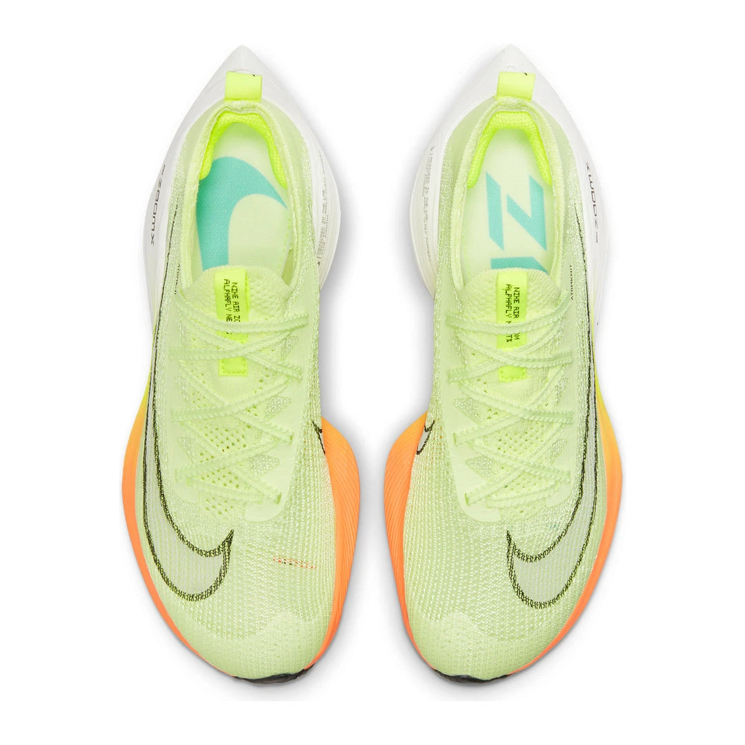 Nike Women's Air Zoom Alphafly Next% Racing Shoe - Barely Volt/Black/Hyper Orange - Regular (B) 6 Nike Women's Air Zoom Alphafly Next% Racing Shoe - Barely Volt/Black/Hyper Orange - Regular (B)