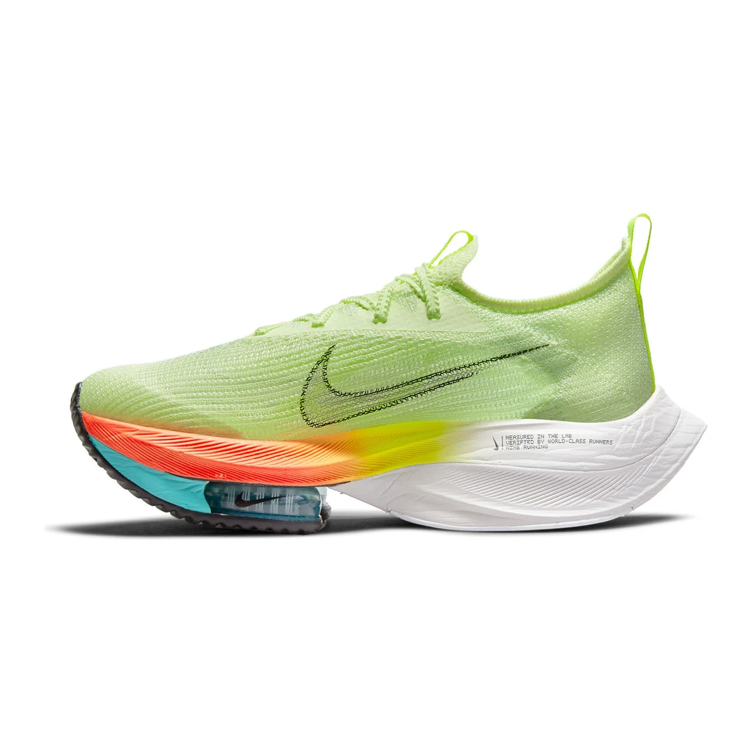 Nike Women's Air Zoom Alphafly Next% Racing Shoe - Barely Volt/Black/Hyper Orange - Regular (B) 2 Nike Women's Air Zoom Alphafly Next% Racing Shoe - Barely Volt/Black/Hyper Orange - Regular (B)