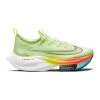 Nike Women's Air Zoom Alphafly Next% Racing Shoe - Barely Volt/Black/Hyper Orange - Regular (B)