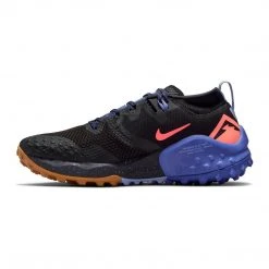 Nike Women's Wildhorse 7 Running Shoe -Black/Bright Mango/Lapis/ Light Thistle - Regular (B)