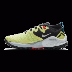 Shoes Women's Nike Wildhorse 7 Trail Running Shoe - Limelight/Off Noir/Laser Blue/Chile Red - Regular (B)