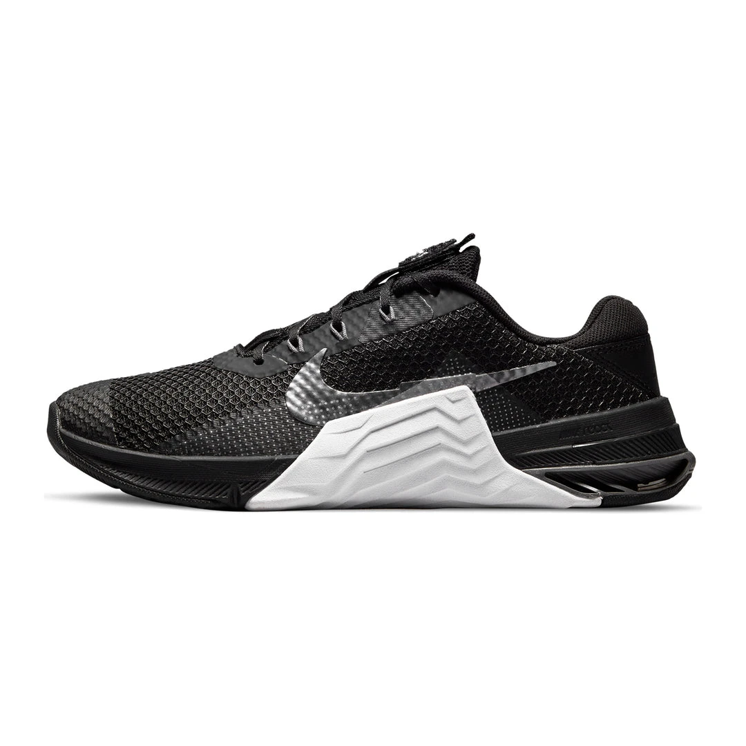 Women's Nike Metcon 7 Cross Training Shoe - Black/Pure Platinum/Particle Grey - Regular (B) Shoes 2 Women's Nike Metcon 7 Cross Training Shoe - Black/Pure Platinum/Particle Grey - Regular (B) Shoes