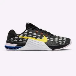 Men's Nike Metcon 7 Cross Training Shoe- Black/Yellow Strike/White- Regular (D)