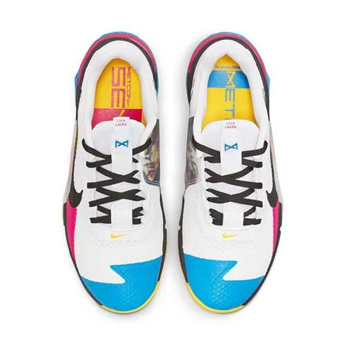 Shoes Unisex Nike Metcon 7 Cross Training Shoe - White/Black/University Gold - Regular (B) 4 Shoes Unisex Nike Metcon 7 Cross Training Shoe - White/Black/University Gold - Regular (B)