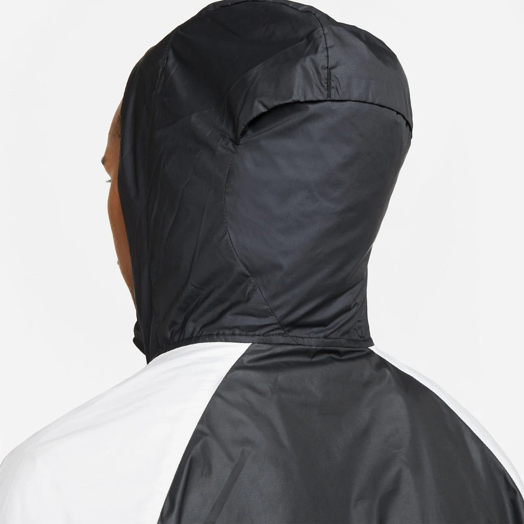 Men's Nike Windrunner Hooded Jacket - Black/Dark Smoke Grey/White/White 7 Men's Nike Windrunner Hooded Jacket - Black/Dark Smoke Grey/White/White