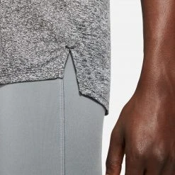 Men's Nike Dri-FIT Rise 365 Running Tank - Black/Heather/Reflective Silver 7 Men's Nike Dri-FIT Rise 365 Running Tank - Black/Heather/Reflective Silver