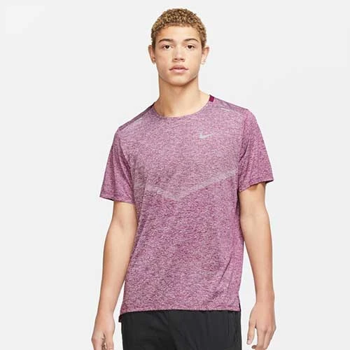 Men's Nike Dri-FIT Rise 365 Short Sleeve Running Top - Sangria Apparel 1 Men's Nike Dri-FIT Rise 365 Short Sleeve Running Top - Sangria Apparel
