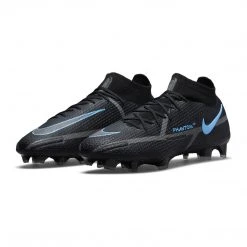 Nike Unisex Phantom GT2 Elite Firm Ground Soccer Shoe - Black/Black/Iron Grey 13 Nike Unisex Phantom GT2 Elite Firm Ground Soccer Shoe - Black/Black/Iron Grey