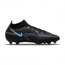 Nike Unisex Phantom GT2 Elite Firm Ground Soccer Shoe - Black/Black/Iron Grey