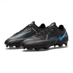 Nike Unisex Phantom GT2 Elite Firm Ground Soccer Shoe - Black/Black/Iron Grey