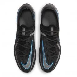 Nike Unisex Phantom GT2 Elite Firm Ground Soccer Shoe - Black/Black/Iron Grey