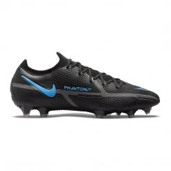 Nike Unisex Phantom GT2 Elite Firm Ground Soccer Shoe - Black/Black/Iron Grey