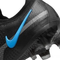 Nike Unisex Phantom GT2 Elite Firm Ground Soccer Shoe - Black/Black/Iron Grey