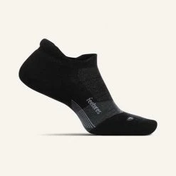Feetures Accessories Unisex Merino 10 Ultra Light No Show Tab - Charcoal