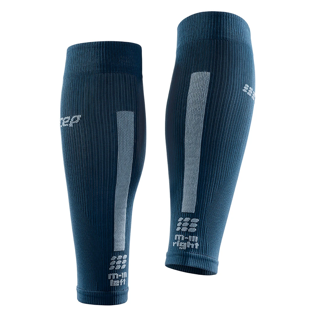 CEP Men's Calf Sleeves 3.0 - Blue/Grey 2 CEP Men's Calf Sleeves 3.0 - Blue/Grey