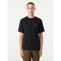 Arcteryx Men's Cormac Crew Short Sleeve - Black