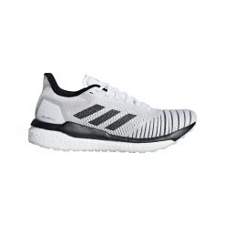 Adidas Women's Solar Drive Running Shoe - Cloud White/Core Black/Grey - Regular (B) Shoes