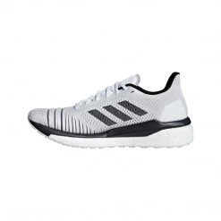 Adidas Women's Solar Drive Running Shoe - Cloud White/Core Black/Grey - Regular (B) Shoes