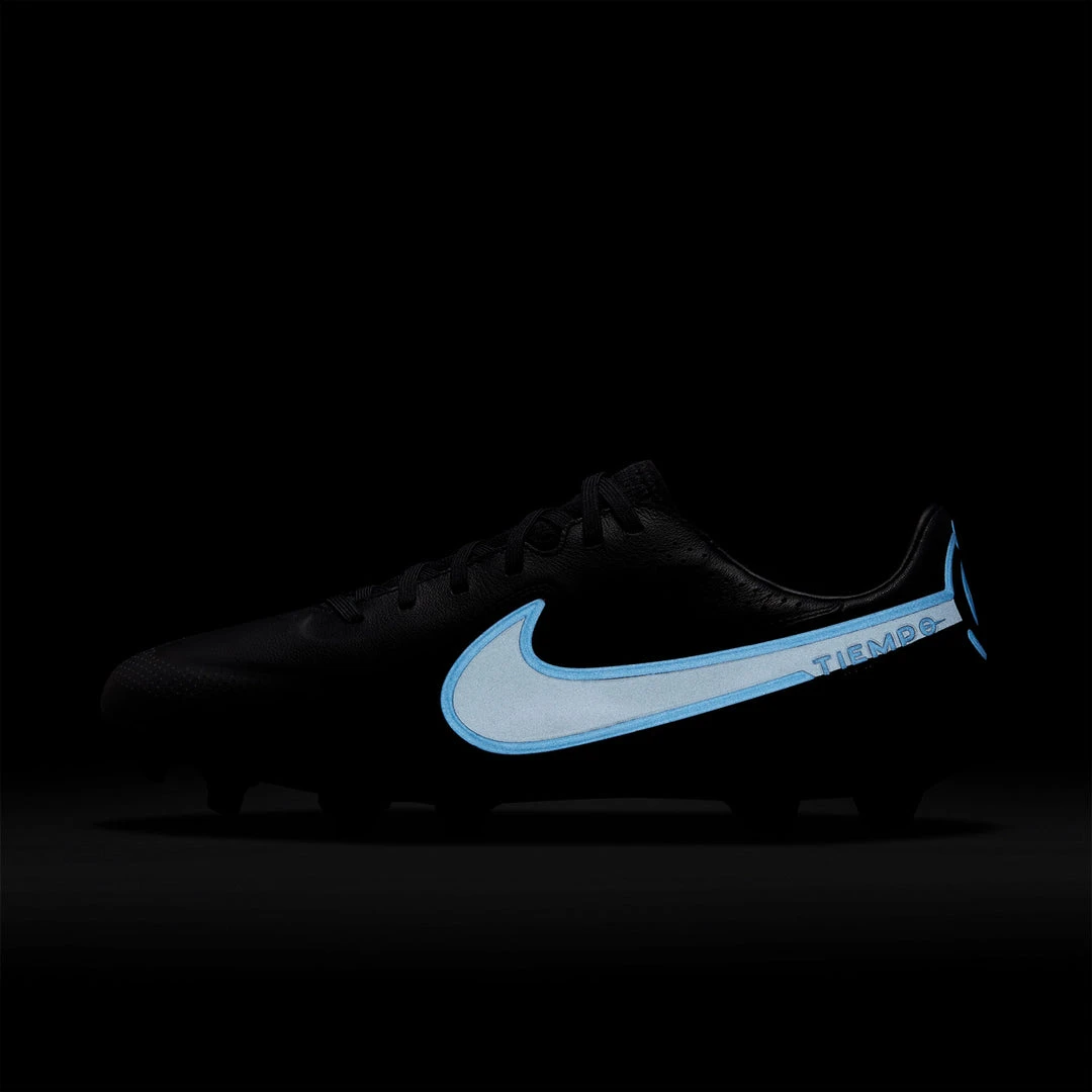Nike Unisex Tiempo Legend 9 Pro Firm Ground Soccer Shoe - Black/Iron Grey 5 Nike Unisex Tiempo Legend 9 Pro Firm Ground Soccer Shoe - Black/Iron Grey