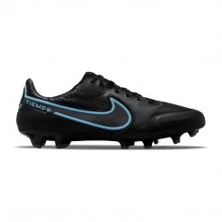 Nike Unisex Tiempo Legend 9 Pro Firm Ground Soccer Shoe - Black/Iron Grey