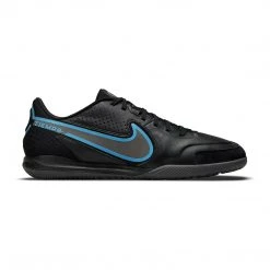 Nike Unisex Tiempo Legend 9 Academy Indoor/Court Soccer Shoe - Black/Black/Iron Grey - Regular (D)
