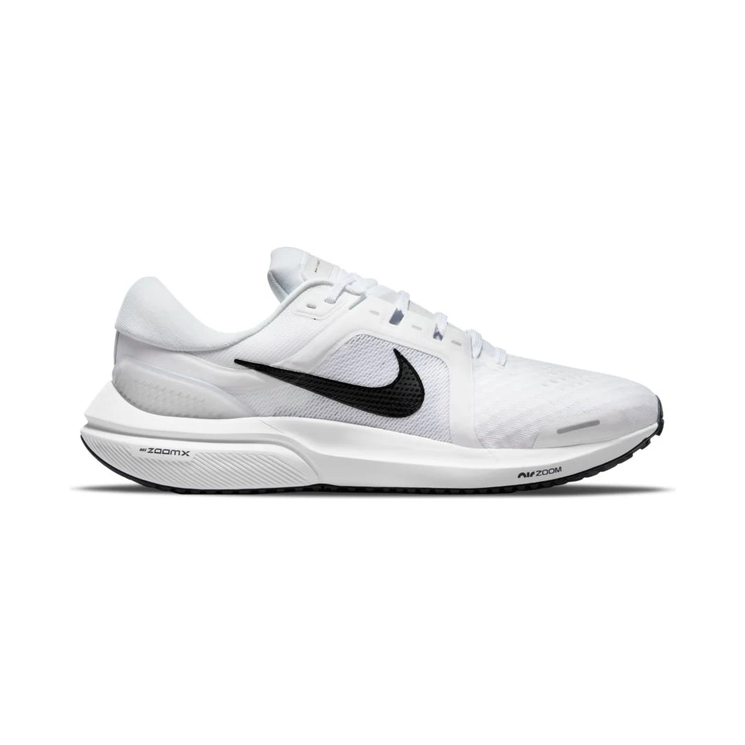 Men's Nike Air Zoom Vomero 16 Running Shoe - White/Black - Regular (D) Shoes 1 Men's Nike Air Zoom Vomero 16 Running Shoe - White/Black - Regular (D) Shoes