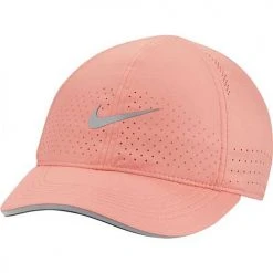 Hats Women's Nike Featherlight Run Cap - Lt Madder Root