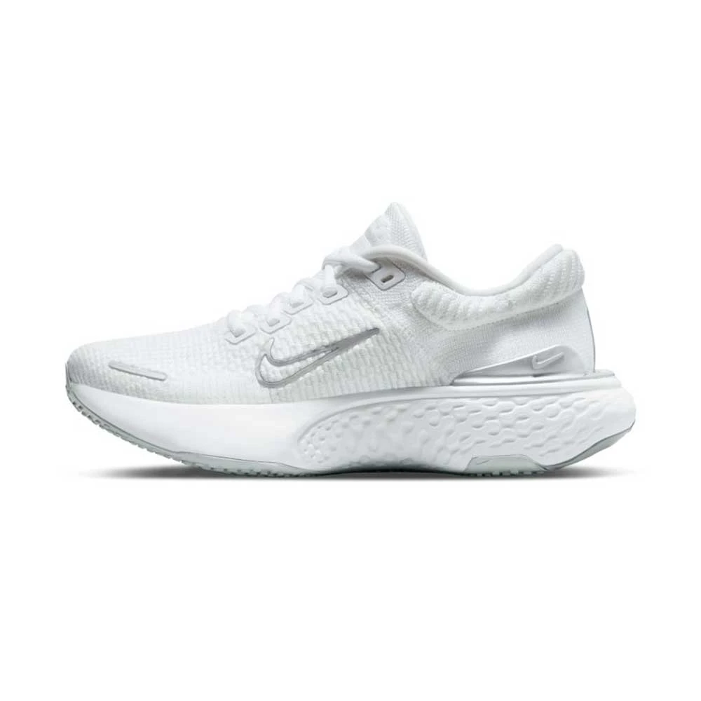Nike Women's ZoomX Invincible Run Flyknit 2 Running Shoe - White/Metallic Silver/Pure Platinum- Regular (B) 4 Nike Women's ZoomX Invincible Run Flyknit 2 Running Shoe - White/Metallic Silver/Pure Platinum- Regular (B)