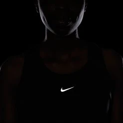 Women's Nike Dri-FIT ADV Seamless Tank Top - Black/Reflective Silver Tops