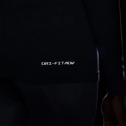 Tops Women's Nike Dri-FIT ADV Seamless Long Sleeve Top - Black/Reflective Silver 14 Tops Women's Nike Dri-FIT ADV Seamless Long Sleeve Top - Black/Reflective Silver