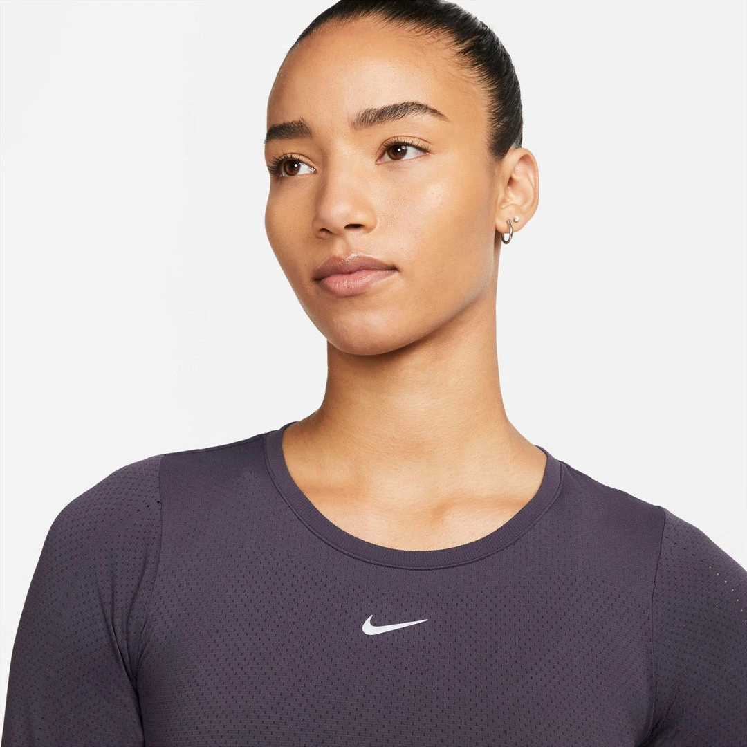 Tops Women's Nike Dri-FIT ADV Seamless Long-Sleeve Top - Cave Purple/Reflective Silver 3 Tops Women's Nike Dri-FIT ADV Seamless Long-Sleeve Top - Cave Purple/Reflective Silver