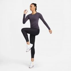 Tops Women's Nike Dri-FIT ADV Seamless Long-Sleeve Top - Cave Purple/Reflective Silver 13 Tops Women's Nike Dri-FIT ADV Seamless Long-Sleeve Top - Cave Purple/Reflective Silver