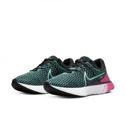 Nike Women's React Infinity 3 Running Shoe- Black/Dynamic Turq/Pink - Regular (B) 7 Nike Women's React Infinity 3 Running Shoe- Black/Dynamic Turq/Pink - Regular (B)