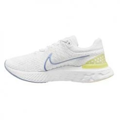 Women's Nike React Infinity 3 - White/Lt Marina/Citron Tint - Regular (B) Shoes