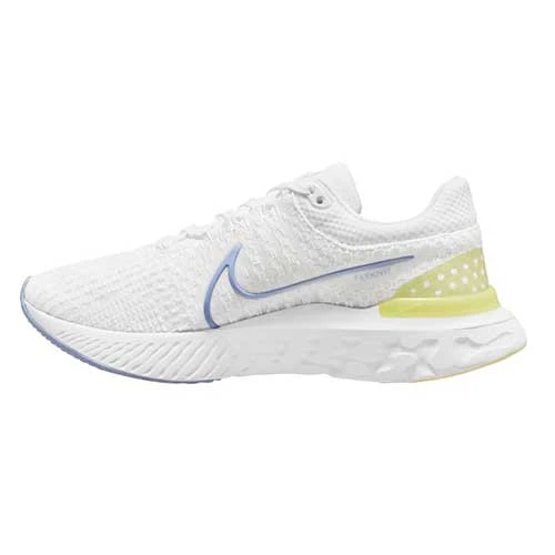 Women's Nike React Infinity 3 - White/Lt Marina/Citron Tint - Regular (B) Shoes 2 Women's Nike React Infinity 3 - White/Lt Marina/Citron Tint - Regular (B) Shoes