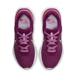 Nike Women's React Infinity 3 Running Shoe -Lt Bourdeaux/White/Pink Prme - Regular (B) Shoes